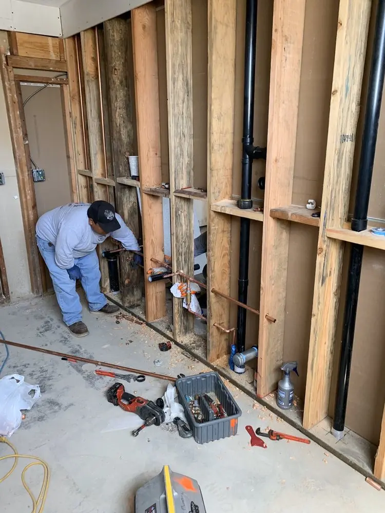 Commercial rough-in plumbing for Gas Line Repair in Armour Fields